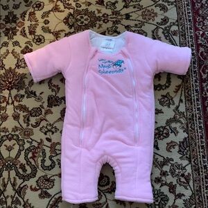 Baby Merlin Magic Sleepsuit - Pink